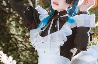 高清捕捉，桜桃喵的小蓝白水手服，怎么会这么可爱呢？